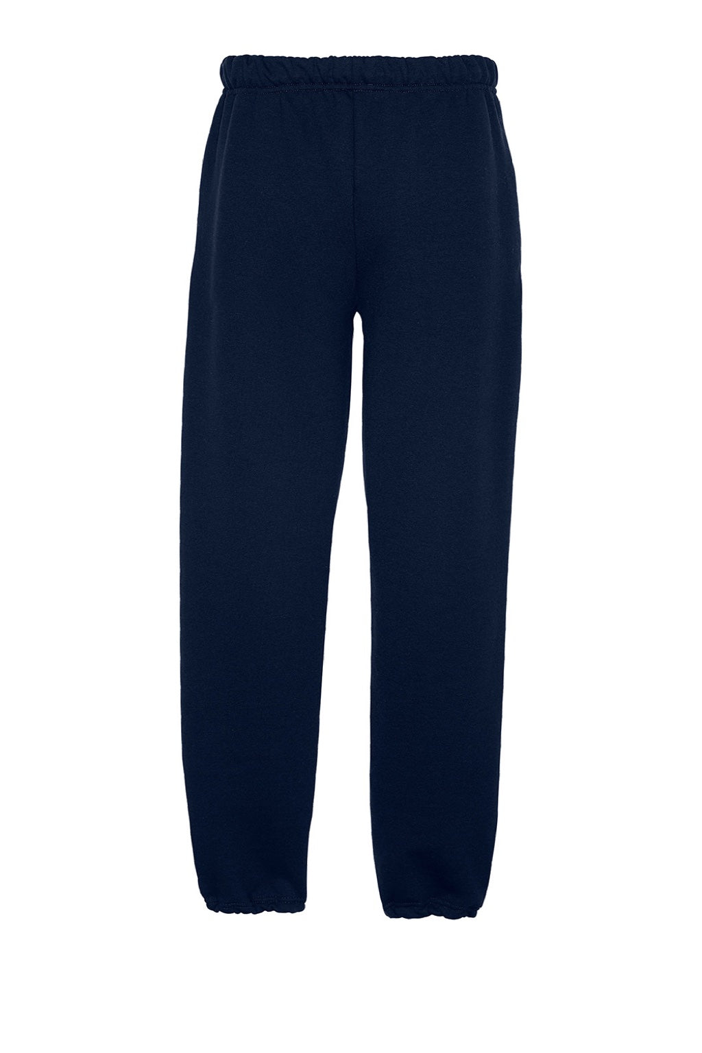 Jerzees 4850MP/4850MR Mens Super Sweats NuBlend Pill Resistant Fleece Sweatpants w/ Pockets Navy Blue Flat Back