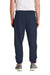 Jerzees 4850MP/4850MR Mens Super Sweats NuBlend Pill Resistant Fleece Sweatpants w/ Pockets Navy Blue Model Back