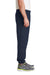 Jerzees 4850MP/4850MR Mens Super Sweats NuBlend Pill Resistant Fleece Sweatpants w/ Pockets Navy Blue Model Side