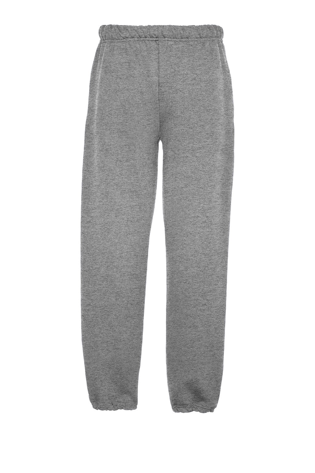 Jerzees 4850MP/4850MR Mens Super Sweats NuBlend Pill Resistant Fleece Sweatpants w/ Pockets Oxford Grey Flat Back