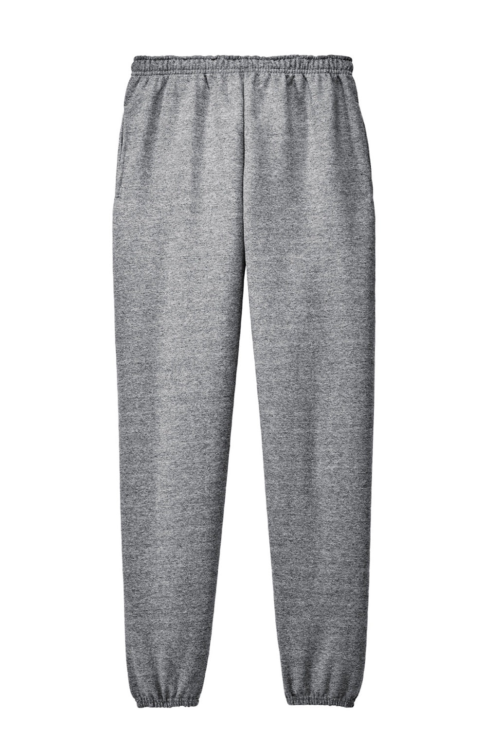 Jerzees 4850MP/4850MR Mens Super Sweats NuBlend Pill Resistant Fleece Sweatpants w/ Pockets Oxford Grey Flat Front