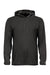 Badger 4105 Mens B-Core Moisture Wicking Long Sleeve Hooded T-Shirt Hoodie Black Flat Front