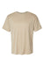 Badger 4120 Mens B-Core Moisture Wicking Short Sleeve Crewneck T-Shirt Sand Flat Front