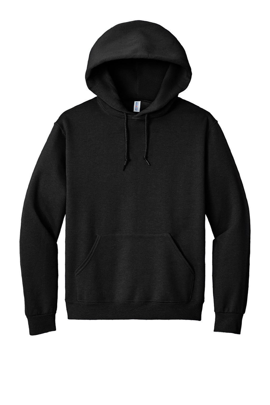 Jerzees 4997M/4997MR Mens Super Sweats NuBlend Pill Resistant Fleece Hooded Sweatshirt Hoodie w/ Pouch Pocket Black Flat Front