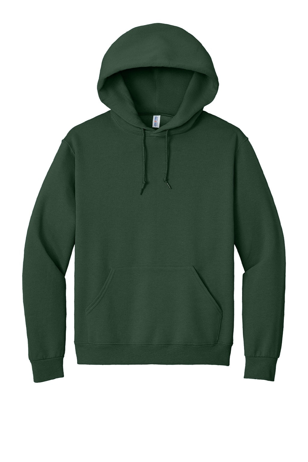 Jerzees 4997M/4997MR Mens Super Sweats NuBlend Pill Resistant Fleece Hooded Sweatshirt Hoodie w/ Pouch Pocket Forest Green Flat Front