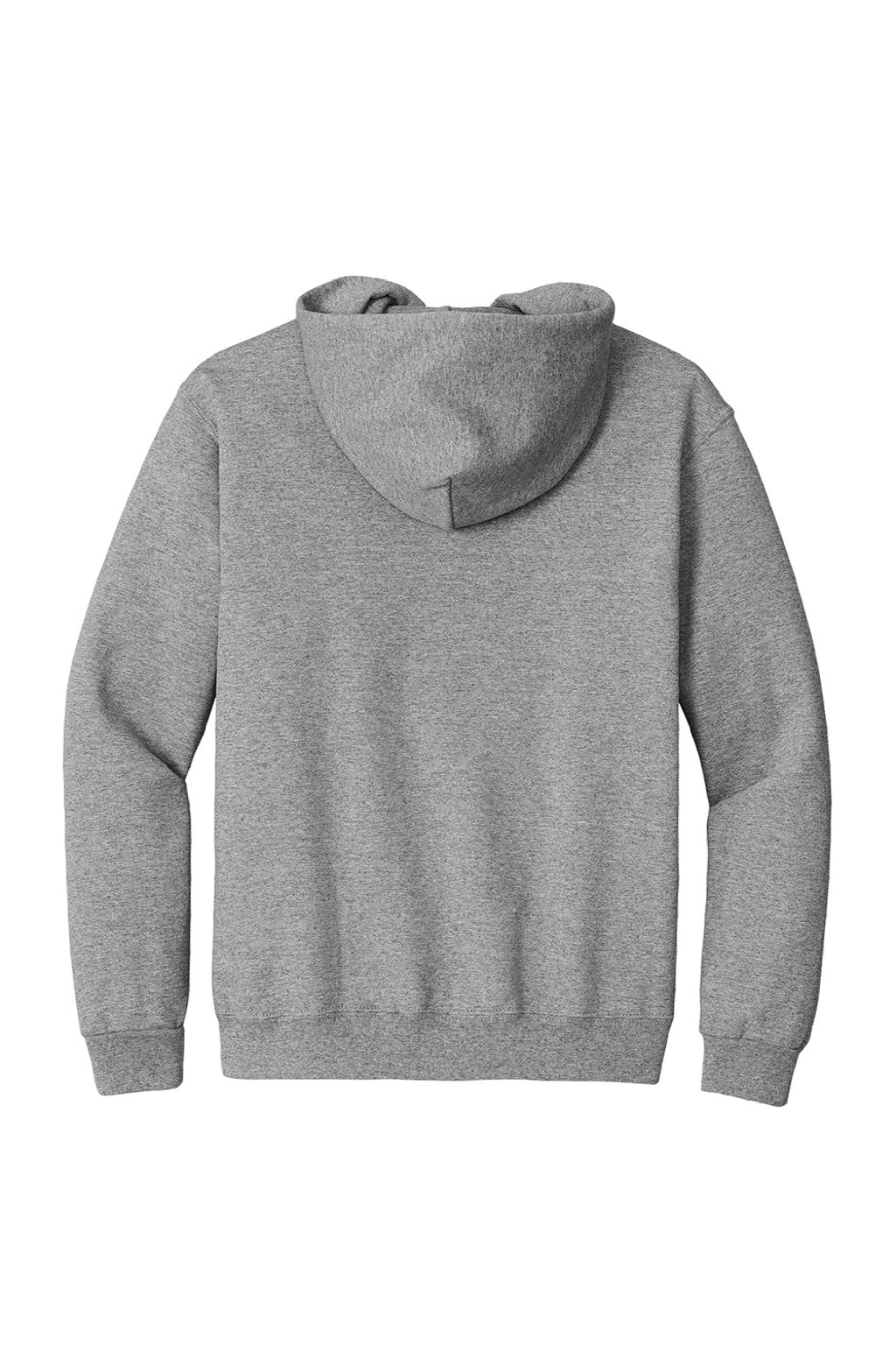 Jerzees 4997M/4997MR Mens Super Sweats NuBlend Pill Resistant Fleece Hooded Sweatshirt Hoodie w/ Pouch Pocket Oxford Grey Flat Back