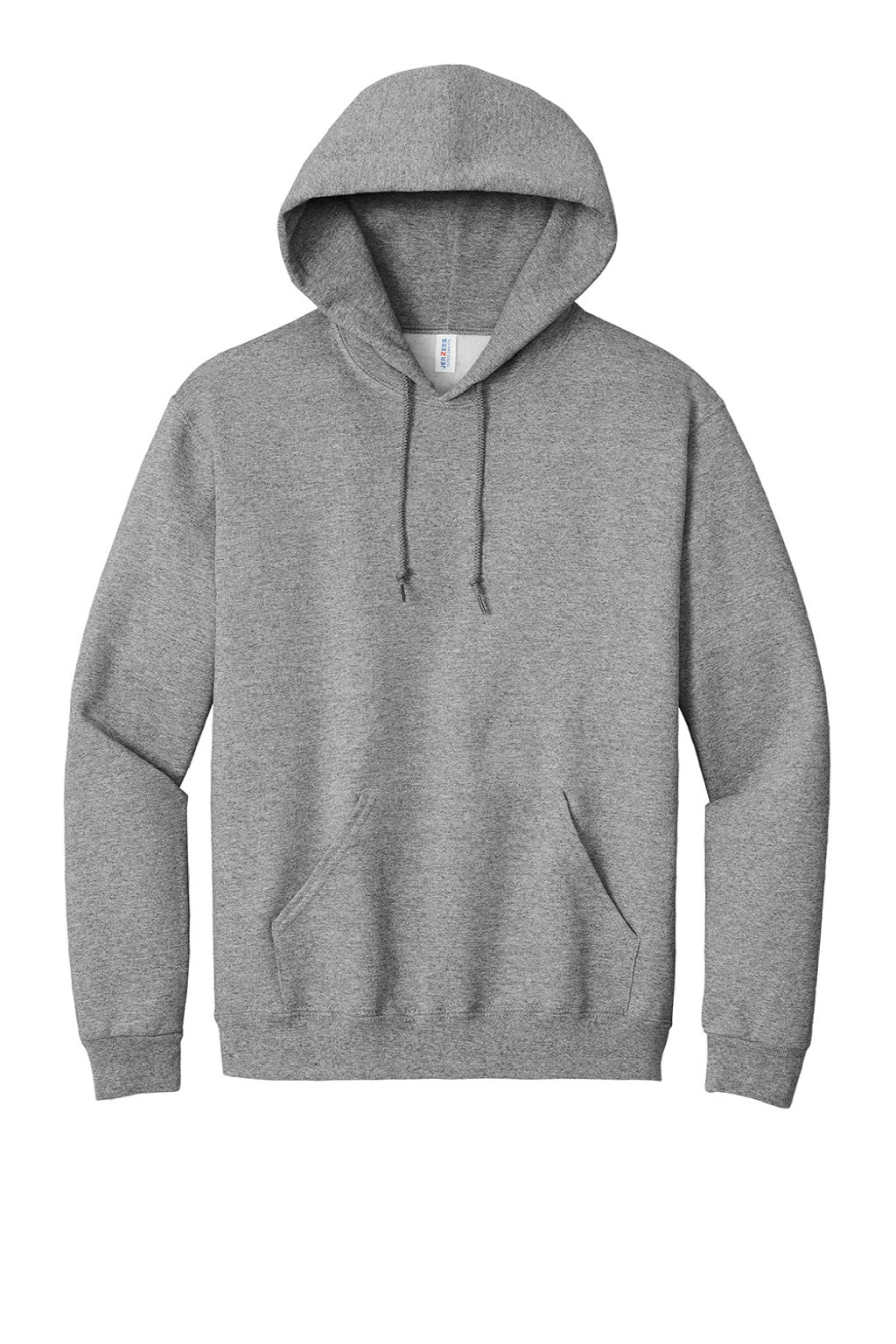 Jerzees 4997M/4997MR Mens Super Sweats NuBlend Pill Resistant Fleece Hooded Sweatshirt Hoodie w/ Pouch Pocket Oxford Grey Flat Front