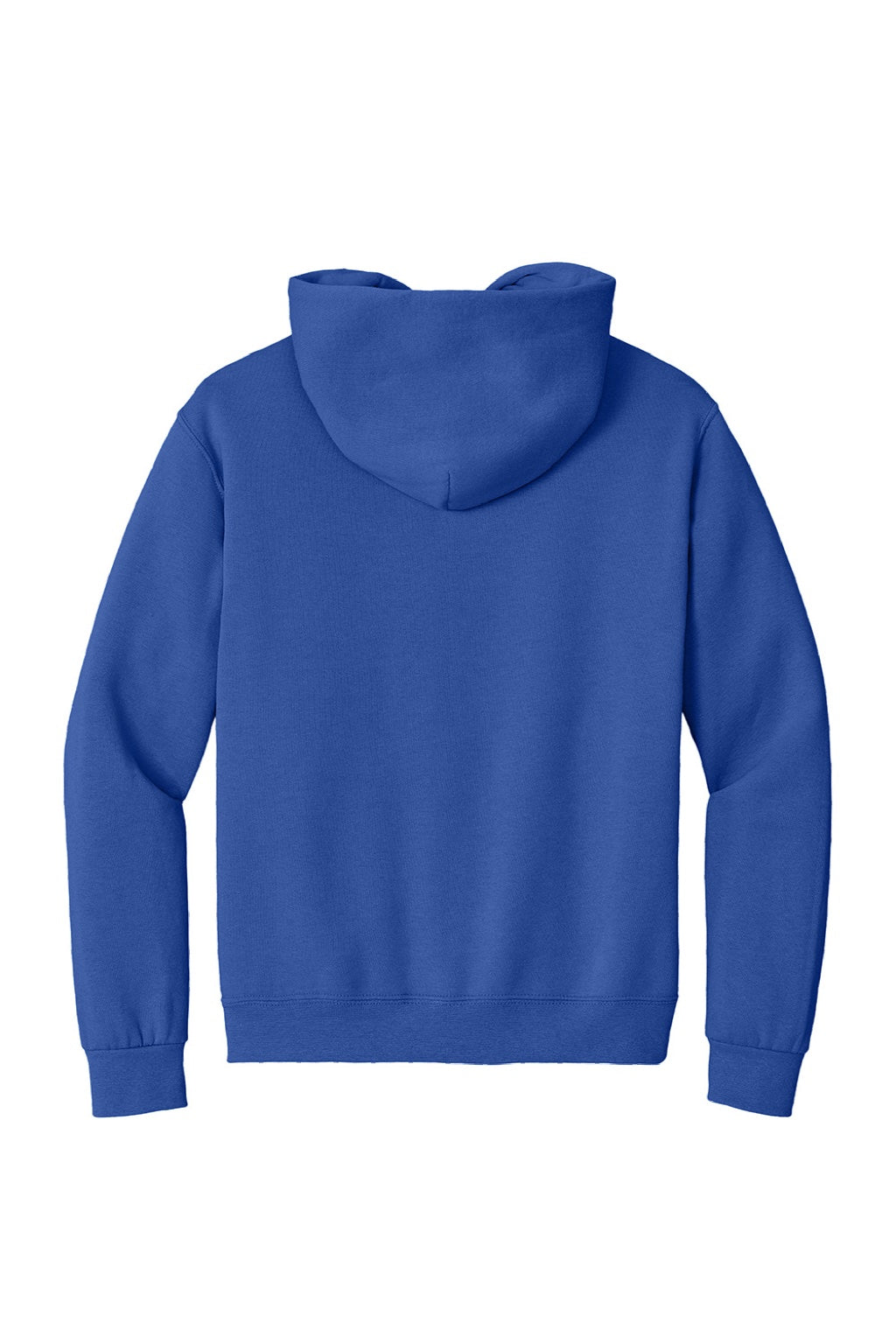 Jerzees 4997M/4997MR Mens Super Sweats NuBlend Pill Resistant Fleece Hooded Sweatshirt Hoodie w/ Pouch Pocket Royal Blue Flat Back