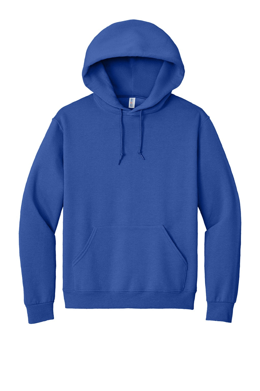 Jerzees 4997M/4997MR Mens Super Sweats NuBlend Pill Resistant Fleece Hooded Sweatshirt Hoodie w/ Pouch Pocket Royal Blue Flat Front