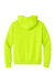 Jerzees 4997M/4997MR Mens Super Sweats NuBlend Pill Resistant Fleece Hooded Sweatshirt Hoodie w/ Pouch Pocket Safety Green Flat Back