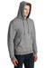 Jerzees 4997M/4997MR Mens Super Sweats NuBlend Pill Resistant Fleece Hooded Sweatshirt Hoodie w/ Pouch Pocket Oxford Grey Model 3q