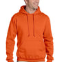 Jerzees Mens Super Sweats NuBlend Pill Resistant Fleece Hooded Sweatshirt Hoodie w/ Pouch Pocket - Safety Orange