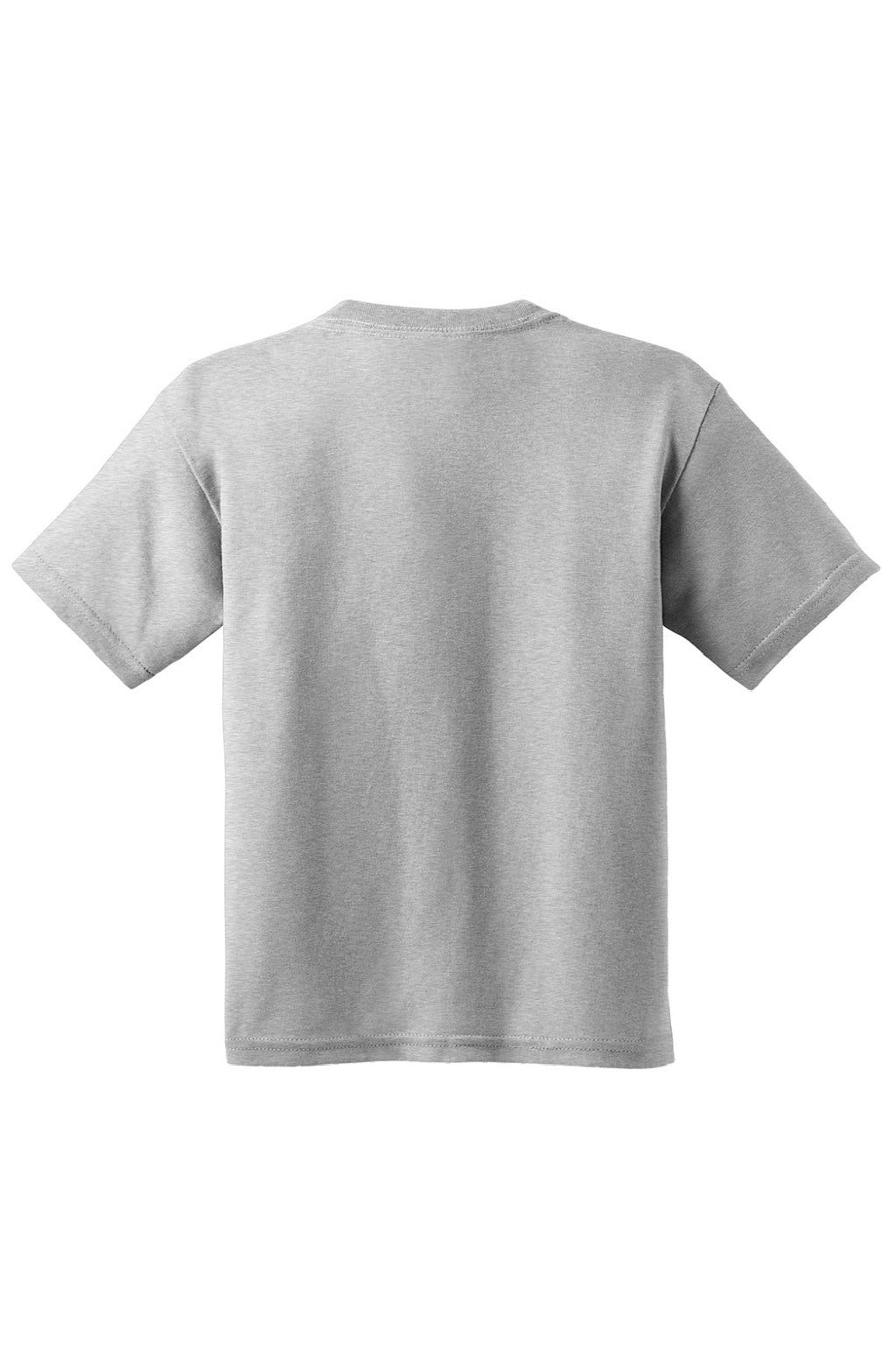 Gildan 5000B Youth Short Sleeve Crewneck T-Shirt Ash Grey Flat Back