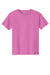 Gildan 5000B Youth Short Sleeve Crewneck T-Shirt Azalea Pink Flat Front