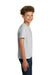 Gildan 5000B Youth Short Sleeve Crewneck T-Shirt Ash Grey Model Side