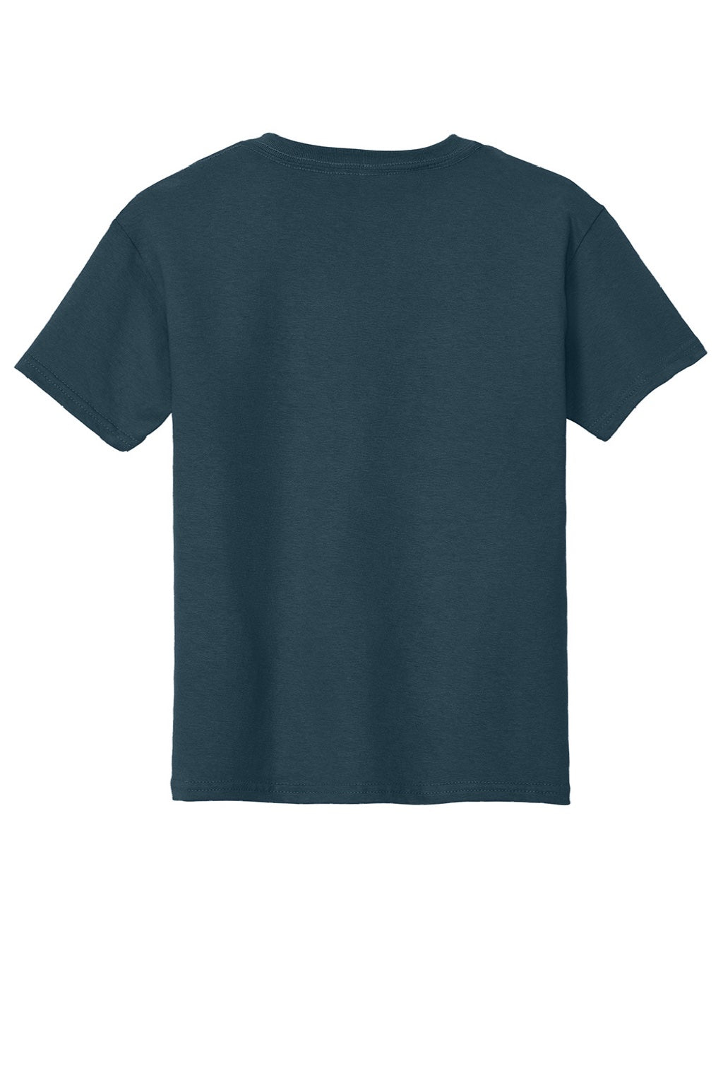 Gildan 5000B Youth Short Sleeve Crewneck T-Shirt Dusk Blue Flat Back
