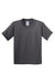 Gildan 5000B Youth Short Sleeve Crewneck T-Shirt Charcoal Grey Flat Front