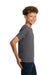 Gildan 5000B Youth Short Sleeve Crewneck T-Shirt Charcoal Grey Model Side