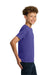 Gildan 5000B Youth Short Sleeve Crewneck T-Shirt Cobalt Blue Model Side