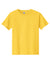 Gildan 5000B Youth Short Sleeve Crewneck T-Shirt Daisy Yellow Flat Front