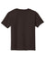 Gildan 5000B Youth Short Sleeve Crewneck T-Shirt Dark Chocolate Brown Flat Back
