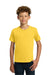 Gildan 5000B Youth Short Sleeve Crewneck T-Shirt Daisy Yellow Model Front