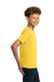 Gildan 5000B Youth Short Sleeve Crewneck T-Shirt Daisy Yellow Model Side