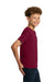 Gildan 5000B Youth Short Sleeve Crewneck T-Shirt Garnet Red Model Side
