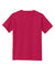 Gildan 5000B Youth Short Sleeve Crewneck T-Shirt Heather Red Flat Back