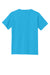 Gildan 5000B Youth Short Sleeve Crewneck T-Shirt Heather Sapphire Blue Flat Back