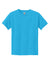 Gildan 5000B Youth Short Sleeve Crewneck T-Shirt Heather Sapphire Blue Flat Front