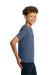Gildan 5000B Youth Short Sleeve Crewneck T-Shirt Indigo Blue Model Side