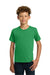 Gildan 5000B Youth Short Sleeve Crewneck T-Shirt Irish Green Model Front