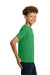 Gildan 5000B Youth Short Sleeve Crewneck T-Shirt Irish Green Model Side