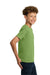 Gildan 5000B Youth Short Sleeve Crewneck T-Shirt Kiwi Green Model Side