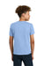Gildan 5000B Youth Short Sleeve Crewneck T-Shirt Light Blue Model Back