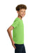 Gildan 5000B Youth Short Sleeve Crewneck T-Shirt Lime Green Model Side