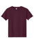 Gildan 5000B Youth Short Sleeve Crewneck T-Shirt Maroon Flat Front