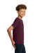 Gildan 5000B Youth Short Sleeve Crewneck T-Shirt Maroon Model Side