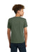 Gildan 5000B Youth Short Sleeve Crewneck T-Shirt Military Green Model Back