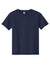 Gildan 5000B Youth Short Sleeve Crewneck T-Shirt Navy Blue Flat Front