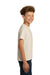 Gildan 5000B Youth Short Sleeve Crewneck T-Shirt Natural Model Side