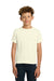 Gildan 5000B Youth Short Sleeve Crewneck T-Shirt Off White Model Front