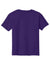Gildan 5000B Youth Short Sleeve Crewneck T-Shirt Purple Flat Back
