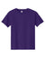 Gildan 5000B Youth Short Sleeve Crewneck T-Shirt Purple Flat Front