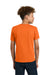 Gildan 5000B Youth Short Sleeve Crewneck T-Shirt Safety Orange Model Back