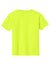 Gildan 5000B Youth Short Sleeve Crewneck T-Shirt Safety Green Flat Back