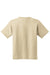 Gildan 5000B Youth Short Sleeve Crewneck T-Shirt Sand Flat Back