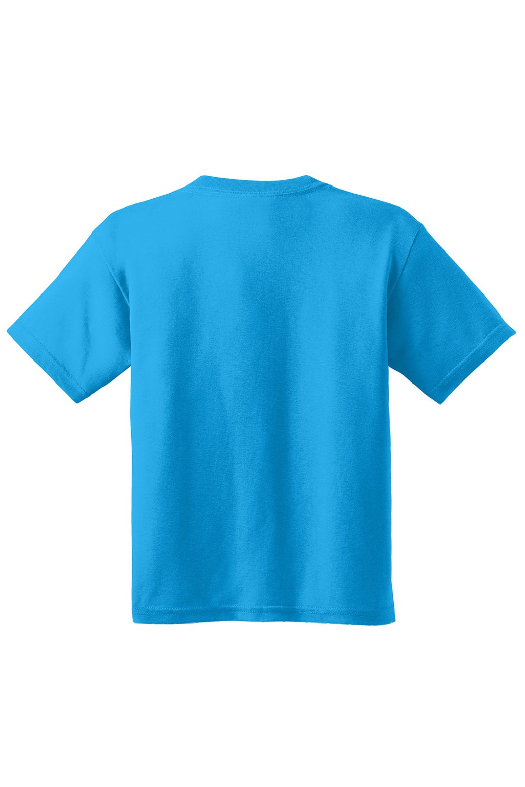 Gildan 5000B Youth Short Sleeve Crewneck T-Shirt Sapphire Blue Flat Back