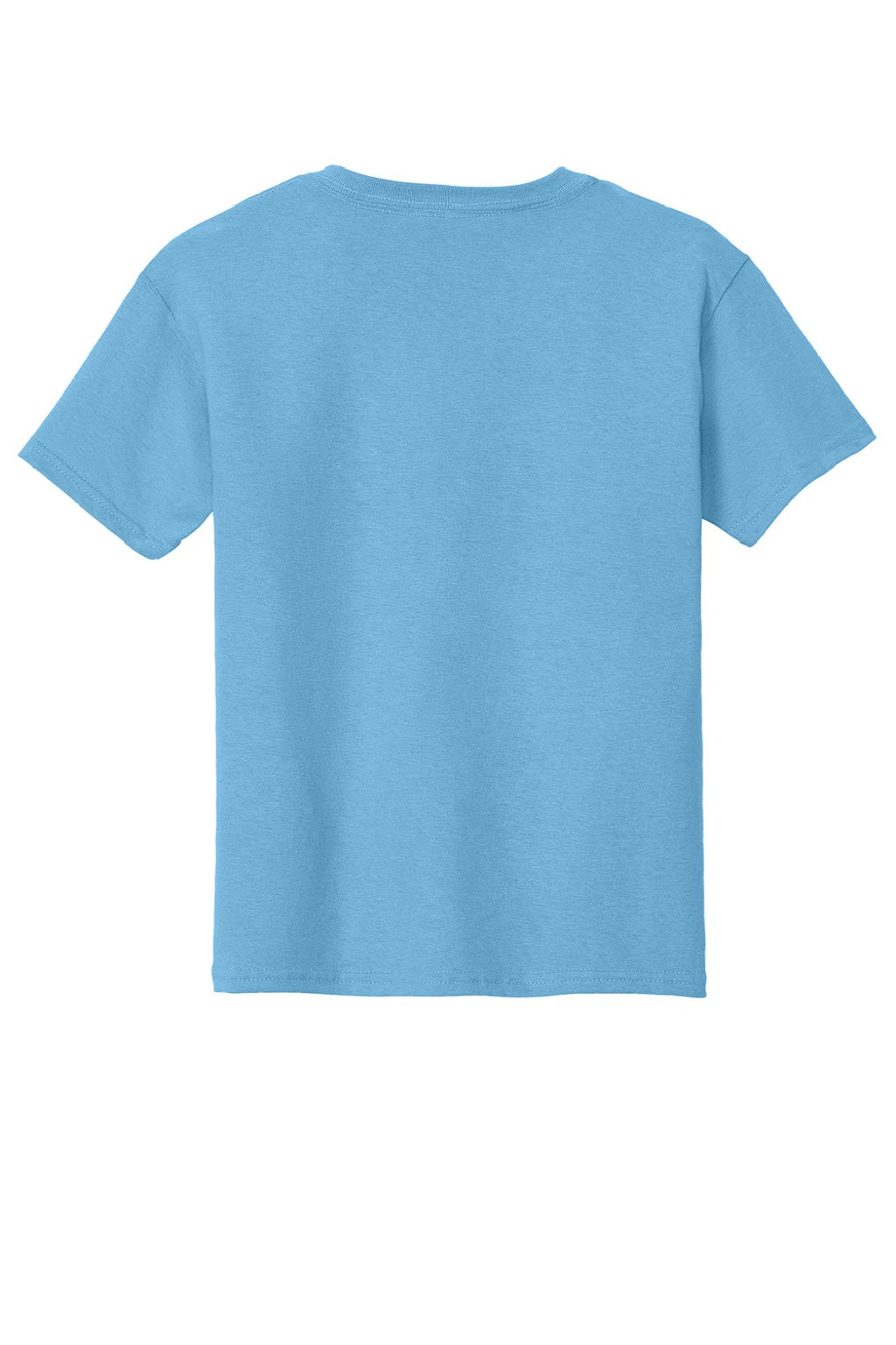 Gildan 5000B Youth Short Sleeve Crewneck T-Shirt Sky Blue Flat Back